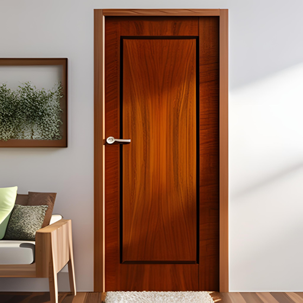 Plywood door